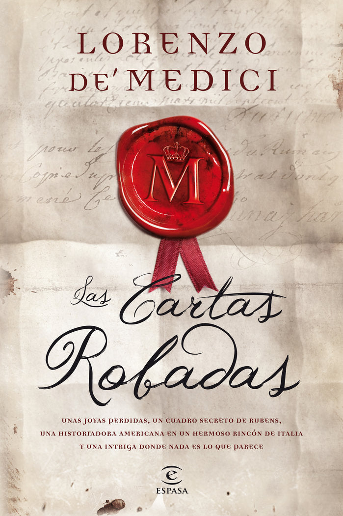 Las cartas robadas, de LORENZO DE MEDICI | portada del libro