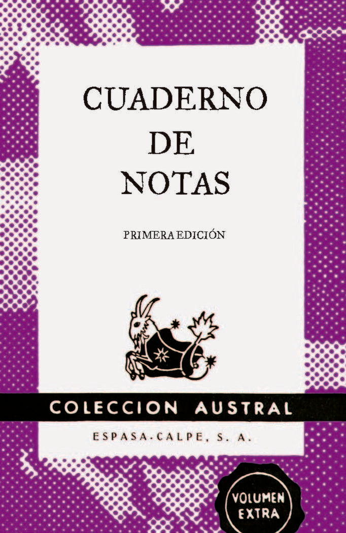 Cuaderno de notas violeta 11,2x17,4cm, de ESPASA CALPE | portada del libro