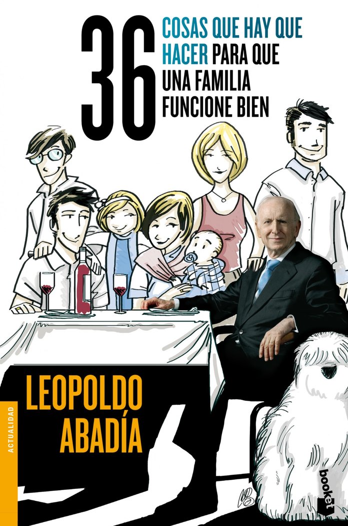 36 cosas que hay que hacer para que una familia funcione bien, de Abadía | portada del libro