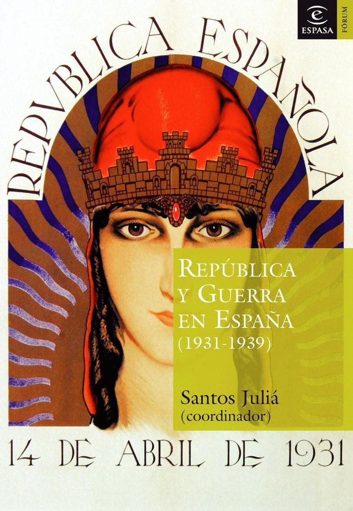 República y Guerra Civil en España | portada del libro