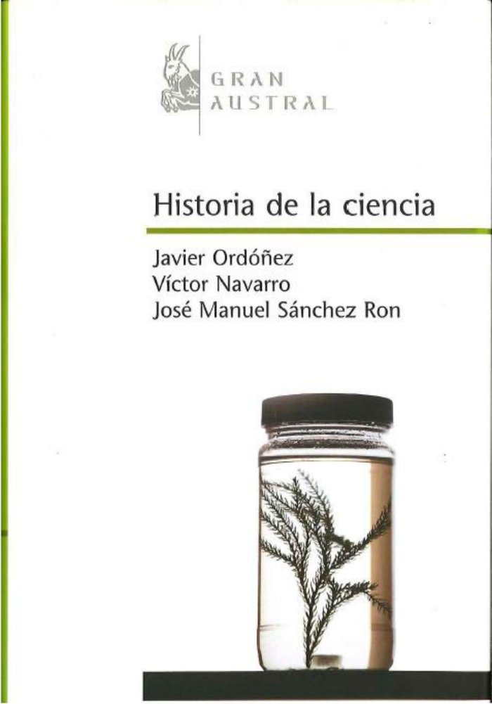 Historia de la ciencia, de AA. VV. | portada del libro