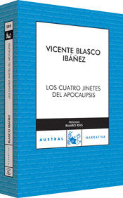 Los cuatro jinetes del Apocalipsis, de Blasco Ibáñez | portada del libro
