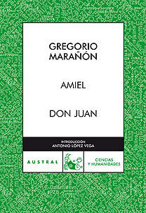 Amiel / Don Juan, de Marañón | portada del libro
