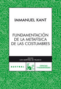 Fundamentación de la metaf¡sica de las costumbres, de KANT | portada del libro