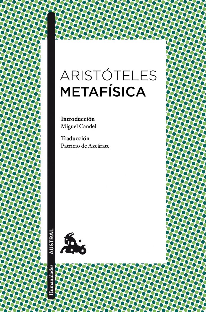 Metafísica, de Aristóteles | portada del libro