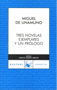 Tres novelas ejemplares y un prólogo, de Unamuno | portada del libro