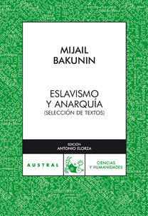 Eslavismo y anarquía, de Bakunin | portada del libro