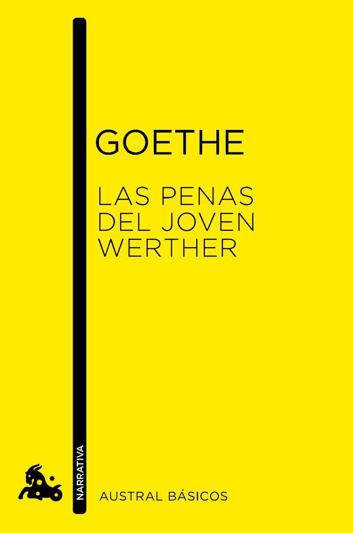 Las penas del joven Werther, de Goethe | portada del libro
