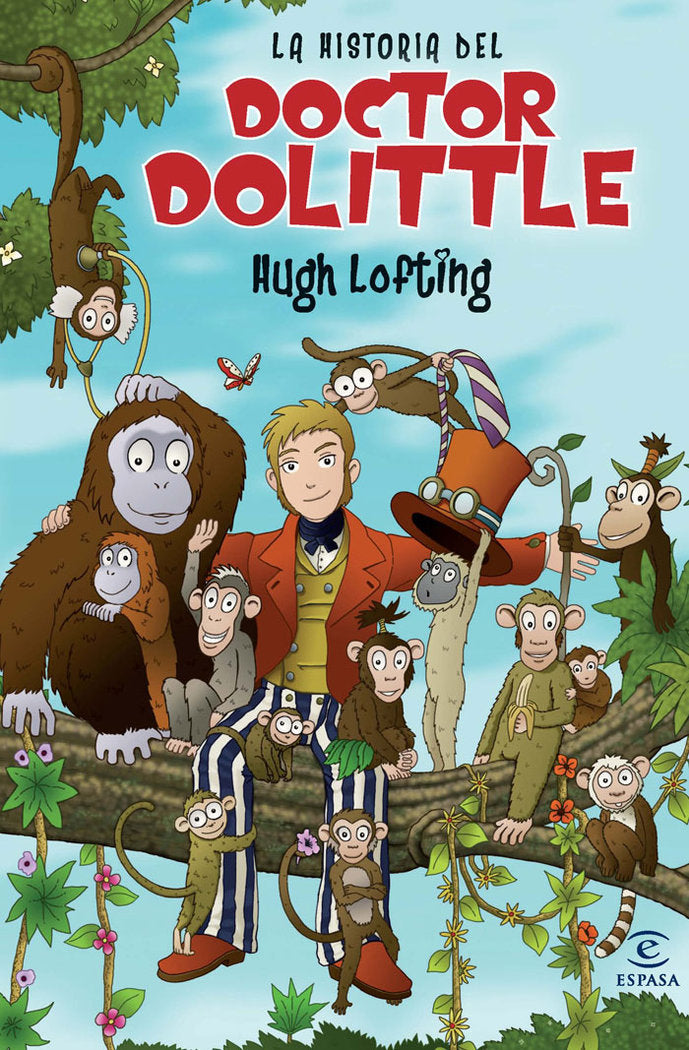 La historia del doctor Dolittle, de Lofting | portada del libro