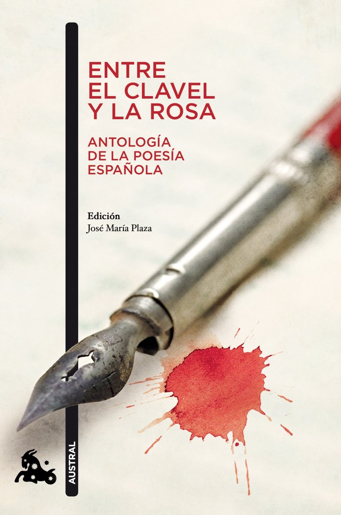 Entre el clavel y la rosa (Antología de la poesía española), de AA. VV. | portada del libro