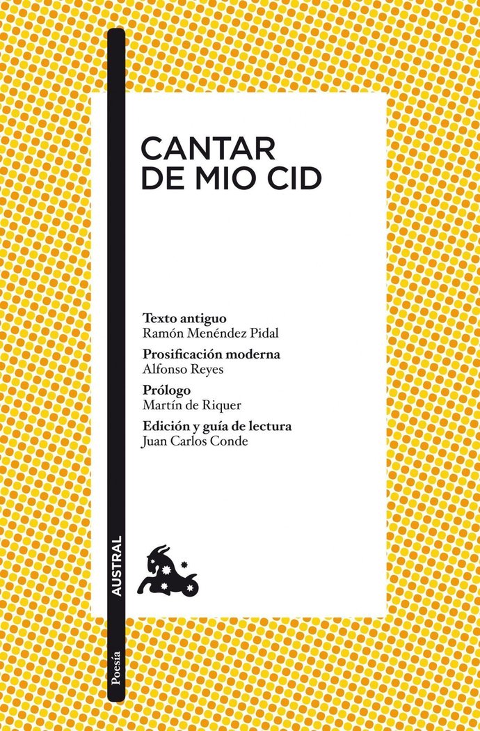 Cantar de Mio Cid, de Anónimo | portada del libro