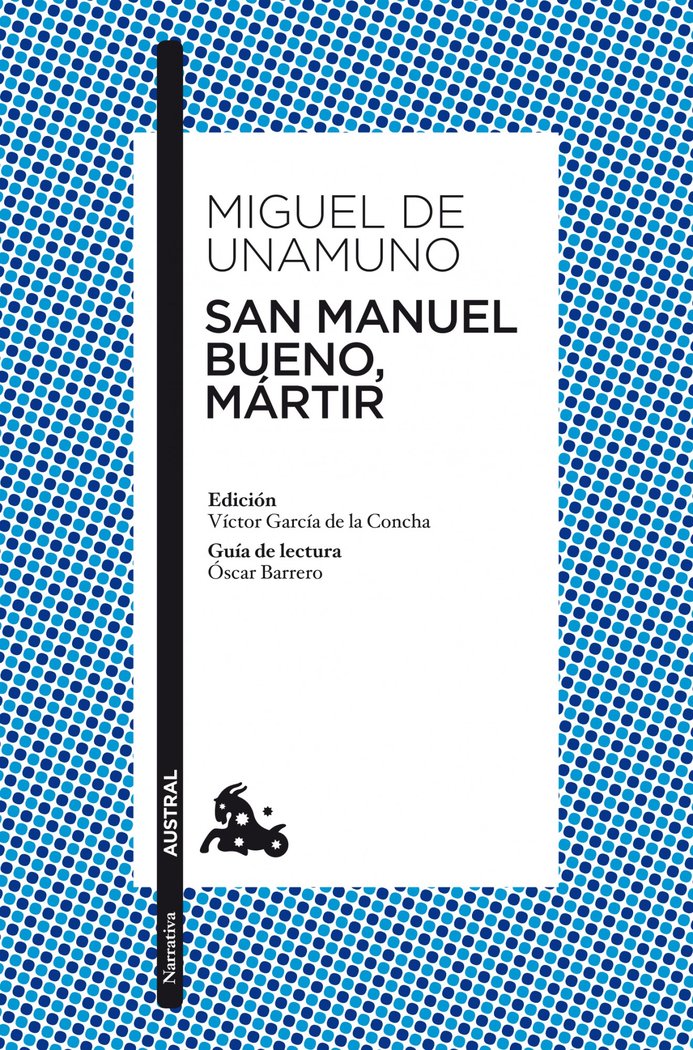 San Manuel Bueno, mártir, de Unamuno, Miguel de | portada del libro