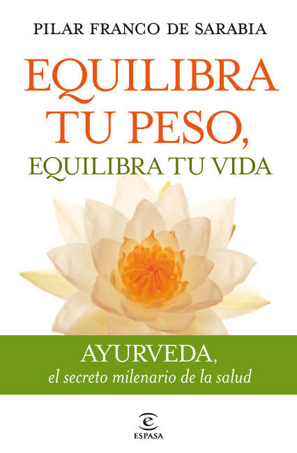 Equilibra tu peso, equilibra tu vida, de Franco de Sarabia | portada del libro