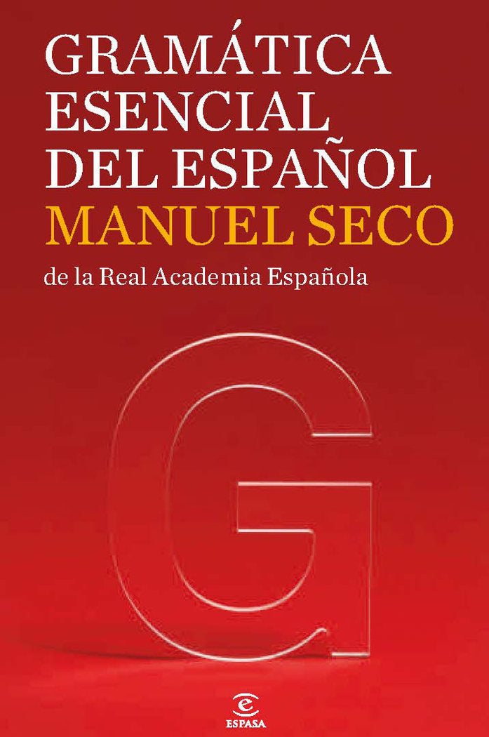 Gramática esencial del español, de Seco, Manuel | portada del libro