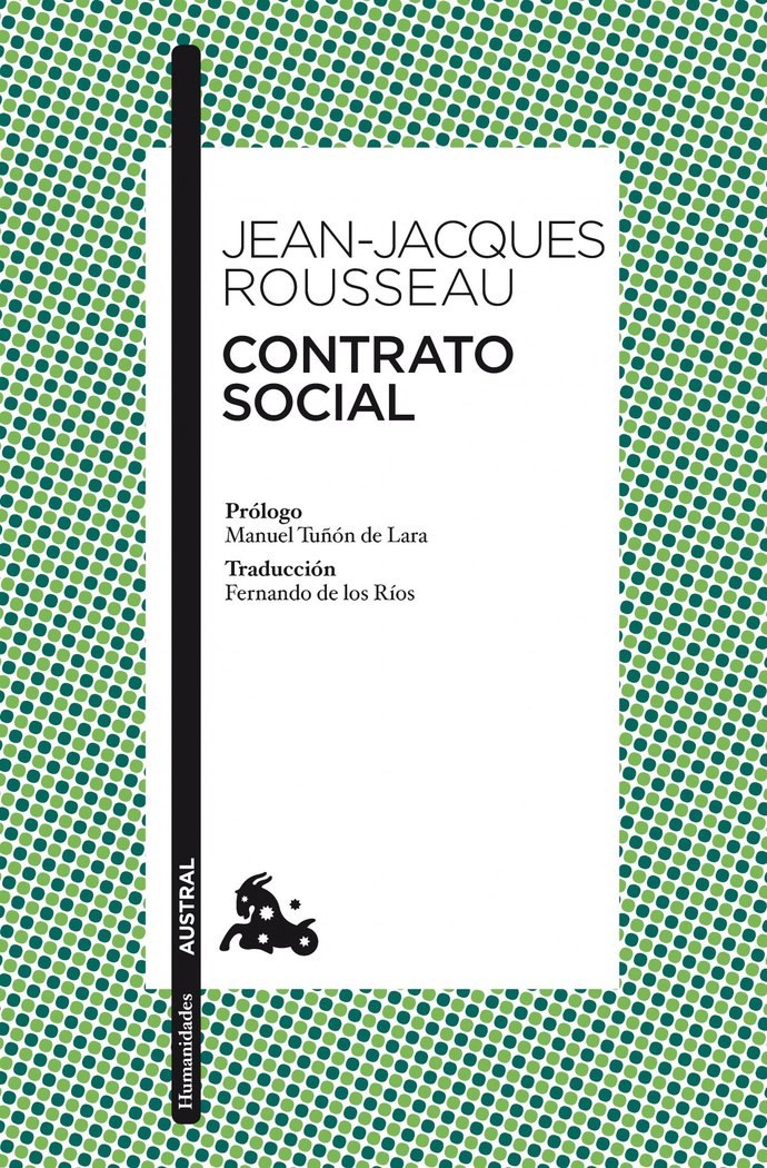 Contrato social, de Rousseau, Jean-Jacques | portada del libro