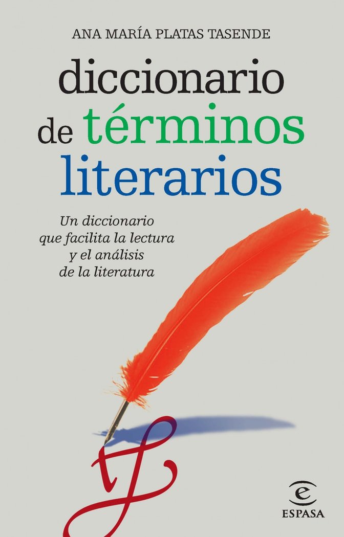 Diccionario de términos literarios, de Platas Tasende | portada del libro