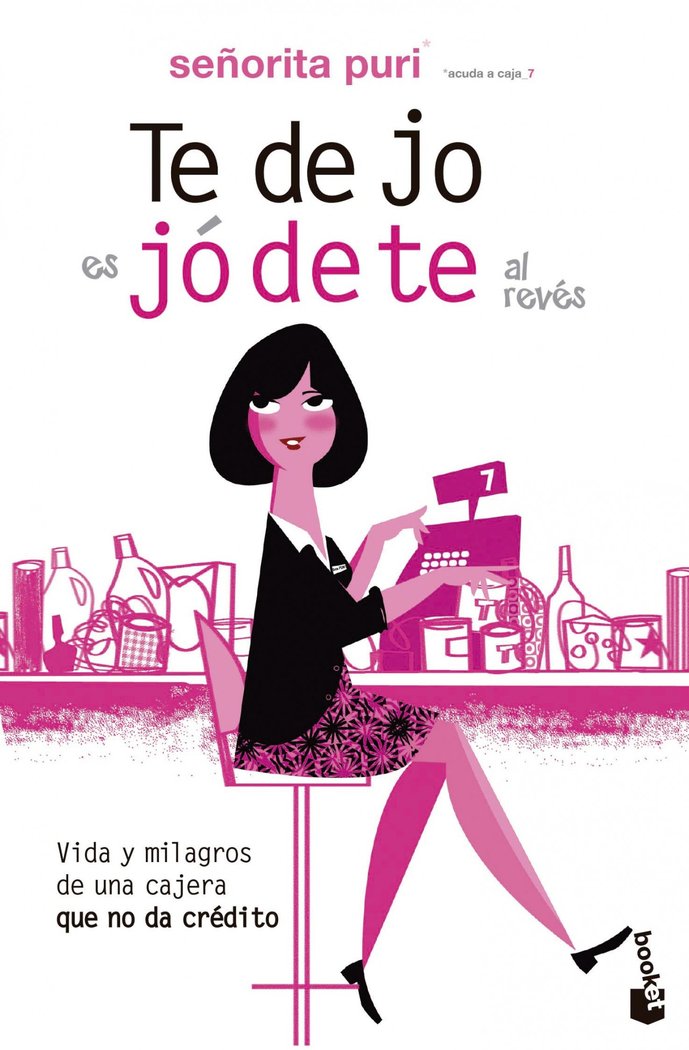 Te dejo es jódete al revés, de Señorita Puri | portada del libro