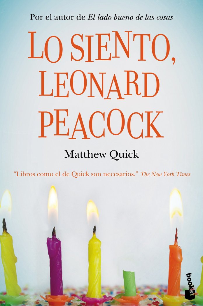 Lo siento, Leonard Peacock, de Quick | portada del libro