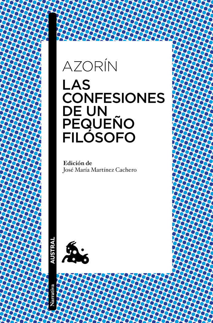 Las confesiones de un pequeño filósofo, de Azorín | portada del libro