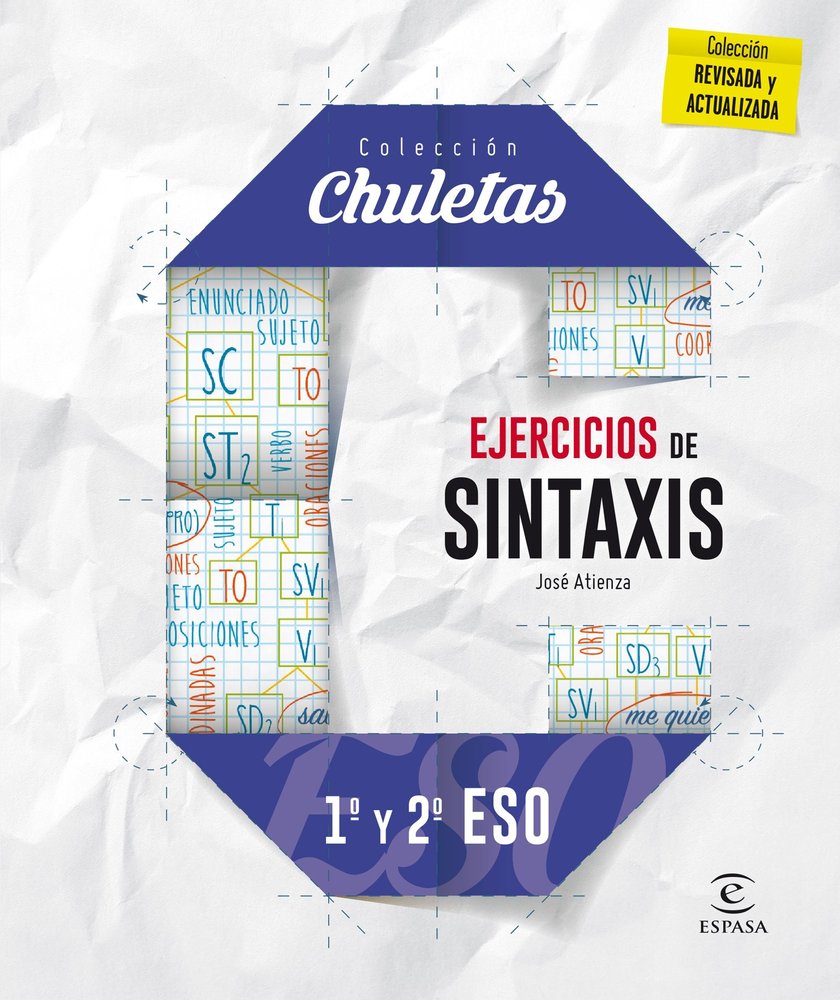 Ejercicios de sintaxis 1º y 2º para la ESO, de Atienza Marmolejo, José | portada del libro