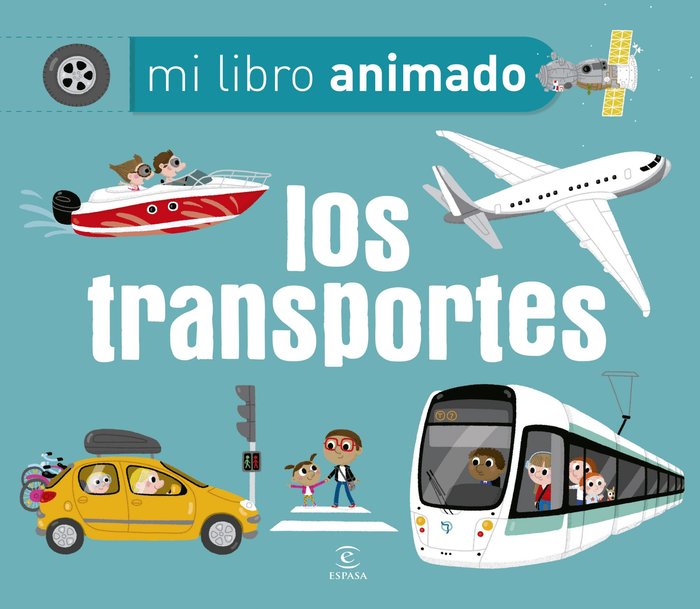 Los transportes. Mi libro animado, de Ameling | portada del libro