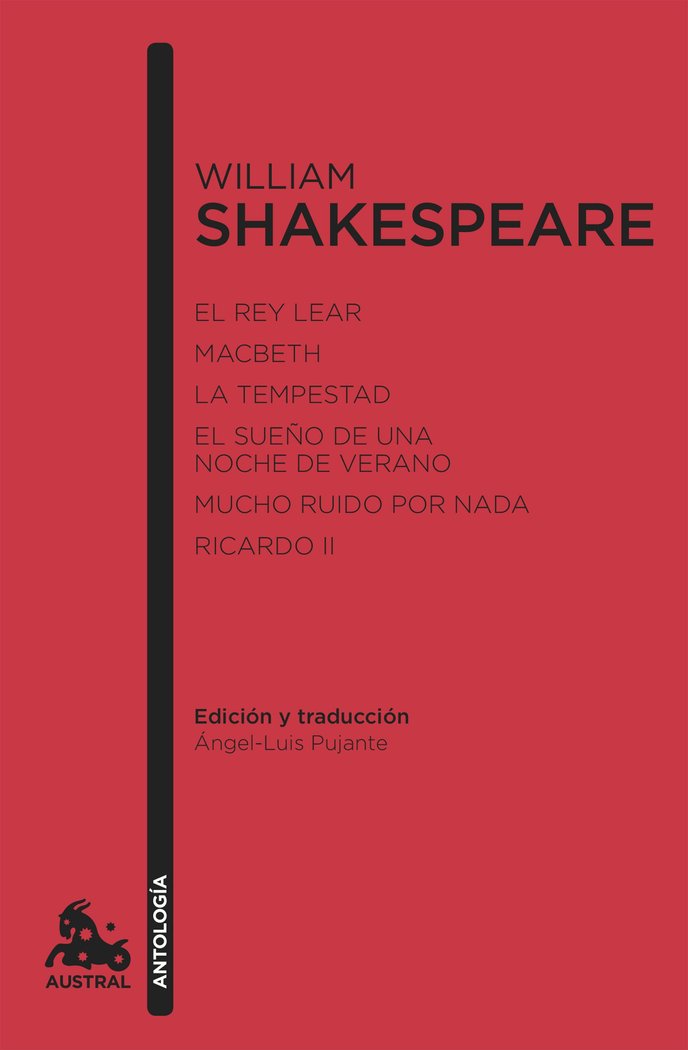 William Shakespeare. Antología, de Shakespeare | portada del libro