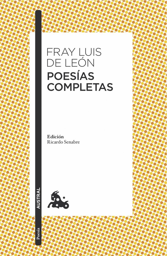 Poesías completas, de León, Fray Luis de | portada del libro
