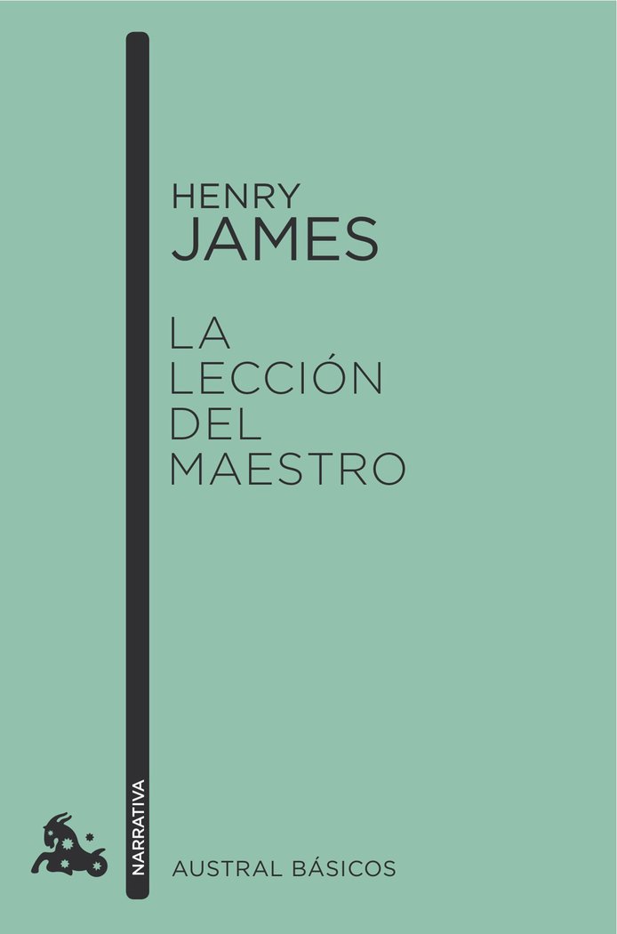 La lección del maestro, de James | portada del libro
