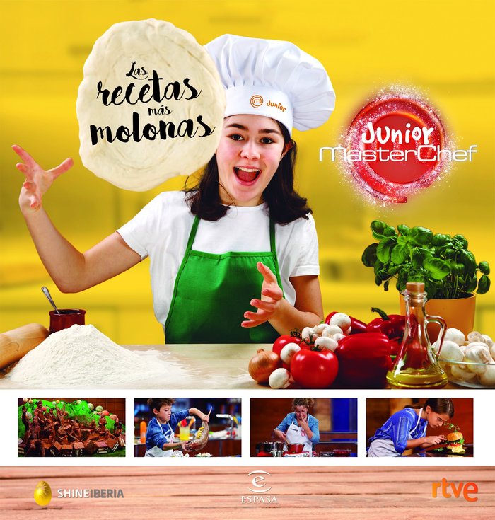 Las recetas más molonas de Masterchef Junior, de CR TVE | portada del libro