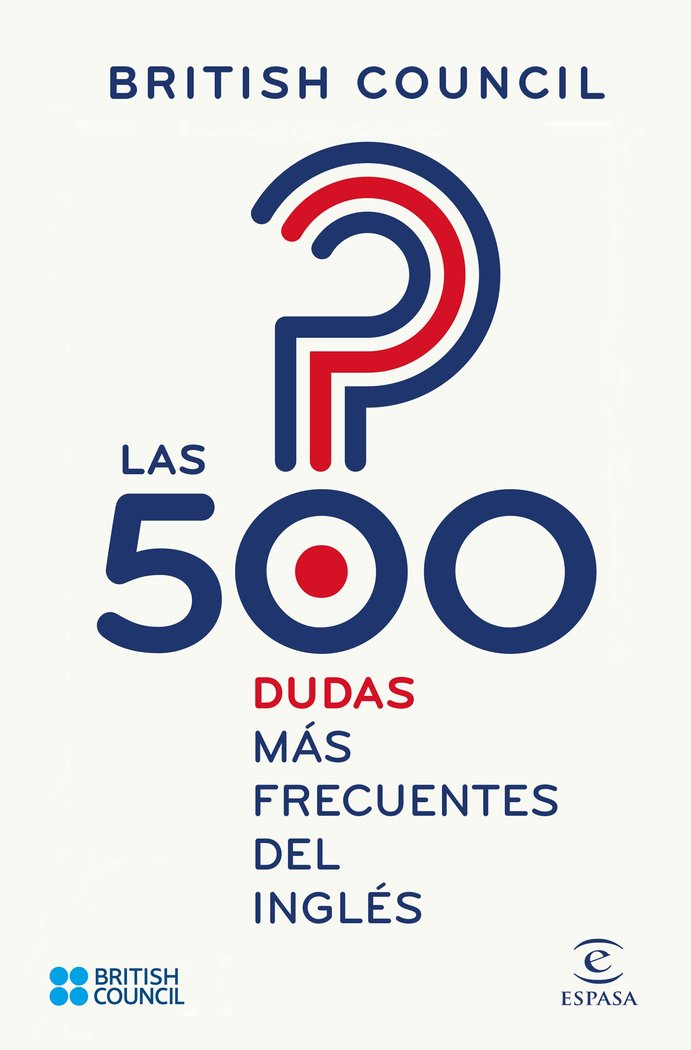 Las 500 dudas más frecuentes del inglés, de British Council | portada del libro