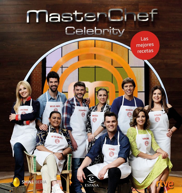 MasterChef Celebrity. Las mejores recetas, de Shine#RTVE | portada del libro
