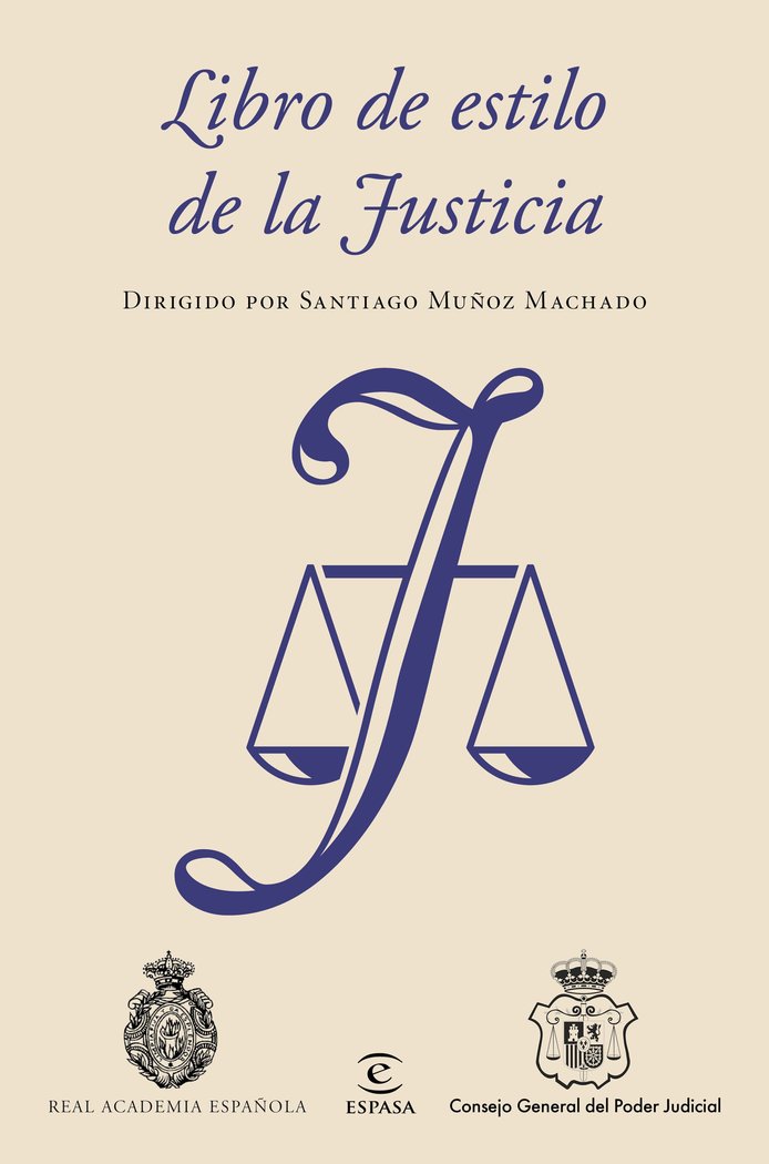 Libro de estilo de la Justicia, de Real Academia Española | portada del libro