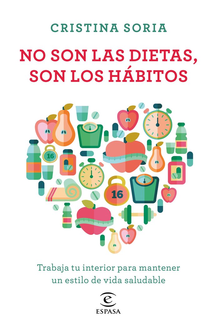 No son las dietas, son los hábitos, de Soria, Cristina | portada del libro