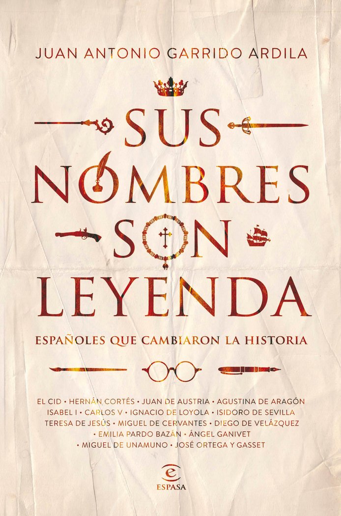 Sus nombres son leyenda, de Garrido Ardila | portada del libro
