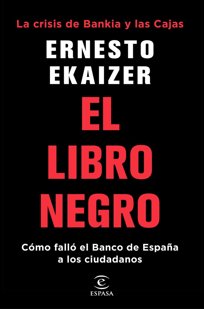 El libro negro, de Ekaizer, Ernesto | portada del libro