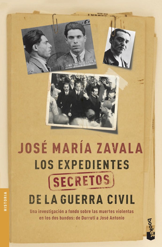 Los expedientes secretos de la Guerra Civil, de Zavala, José María | portada del libro
