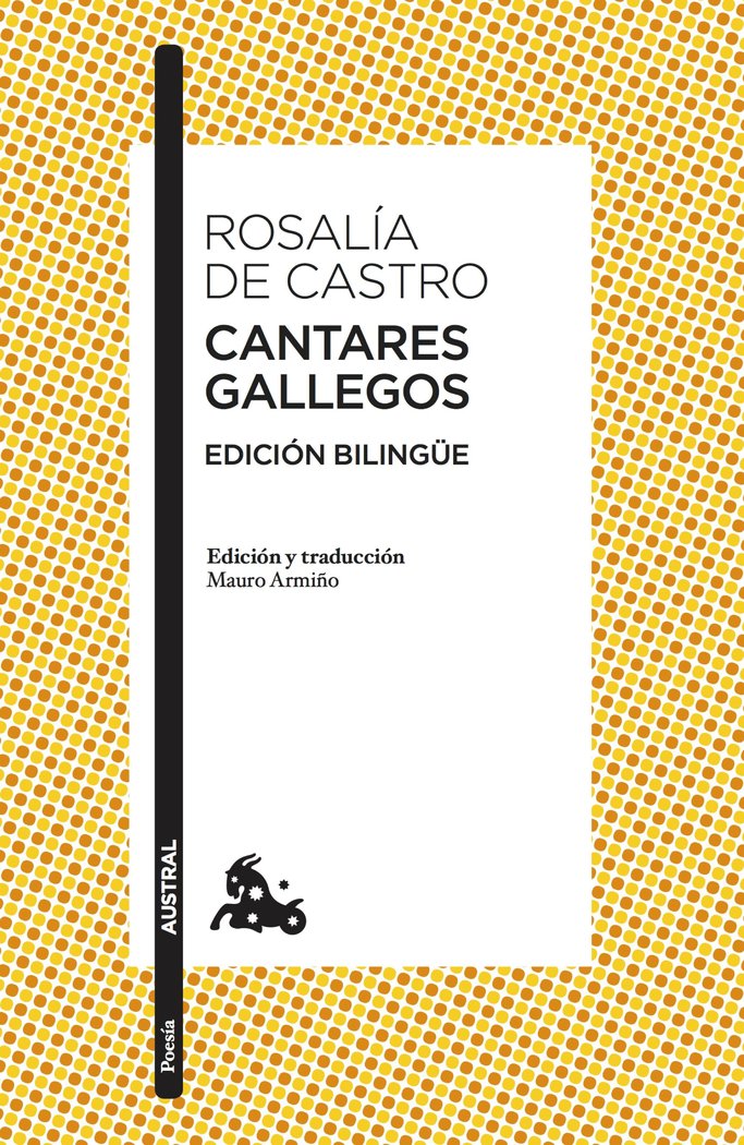 Cantares gallegos, de Castro, Rosalía de | portada del libro