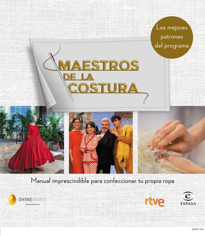 Maestros de la costura. Manual imprescindible para confeccionar tu propia ropa, de Shine | portada del libro