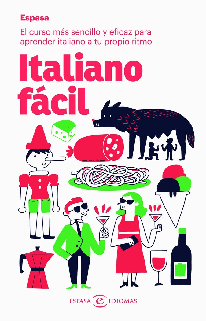 Italiano fácil, de Espasa Calpe | portada del libro