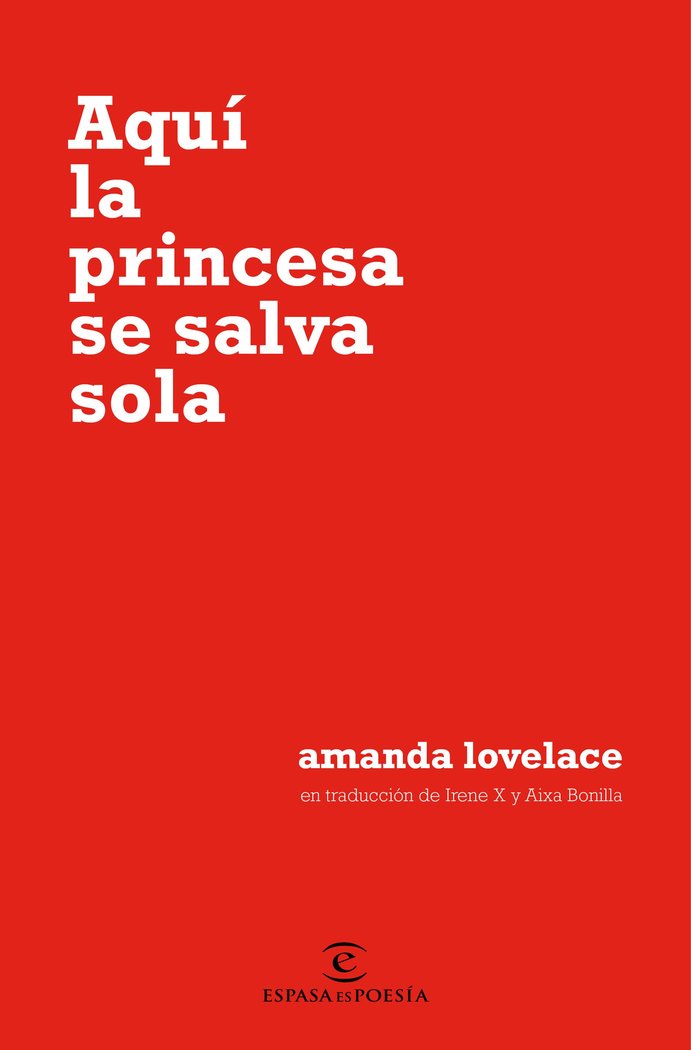 Aquí la princesa se salva sola, de Lovelace, Amanda | portada del libro