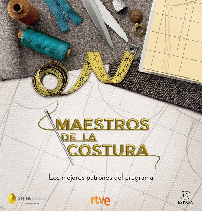 Maestros de la costura. Los mejores patrones del programa, de RTVE | portada del libro