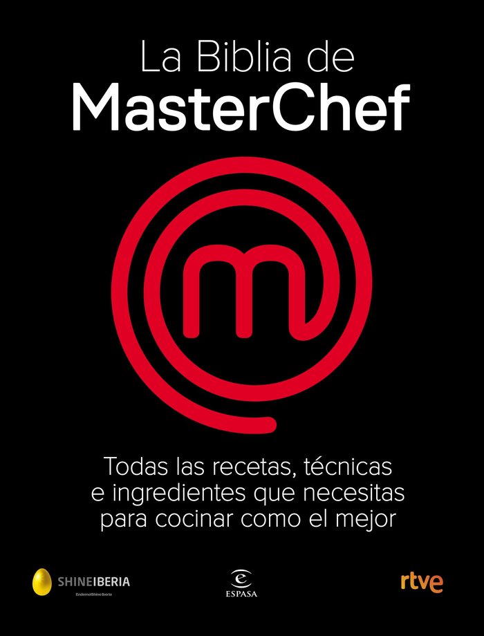 La Biblia de MasterChef, de Shine#CR TVE | portada del libro