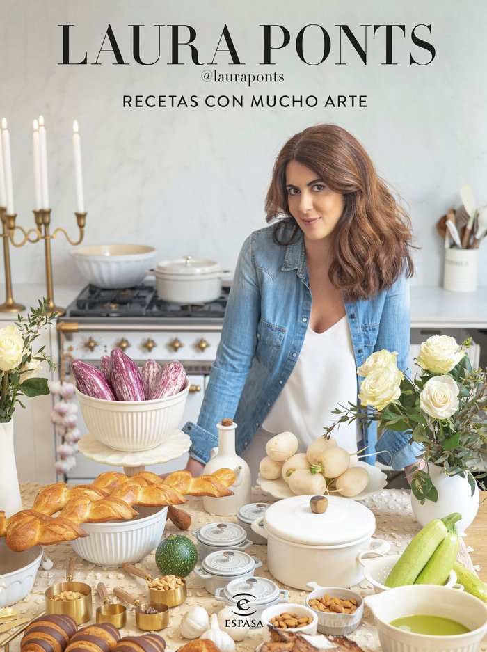 RECETAS CON MUCHO ARTE, de LAURA PONTS | portada del libro