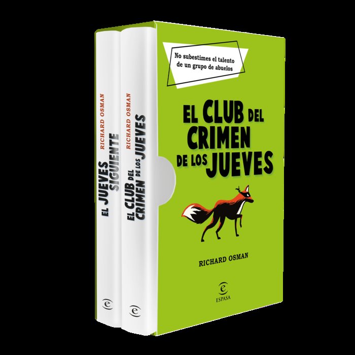 ESTUCHE EL CLUB DEL CRIMEN DE LOS JUEVES EL JUEVES SIGUIENTE, de RICHARD OSMAN | portada del libro