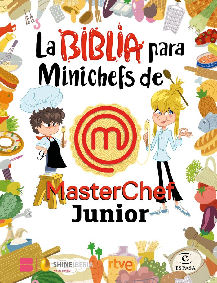 LA BIBLIA PARA MINICHEFS, de SHINE Y RTVE | portada del libro