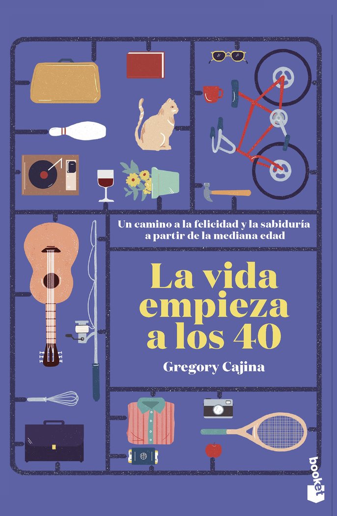 LA VIDA EMPIEZA A LOS 40, de GREGORY CAJINA | portada del libro