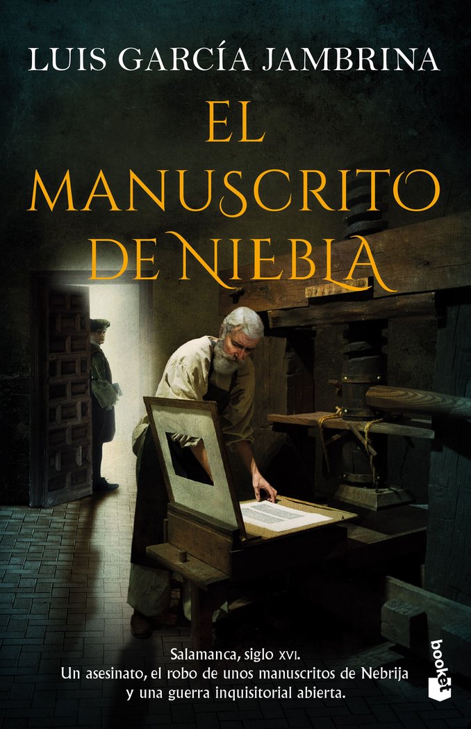 EL MANUSCRITO DE NIEBLA, de LUIS GARCIA JAMBRINA | portada del libro