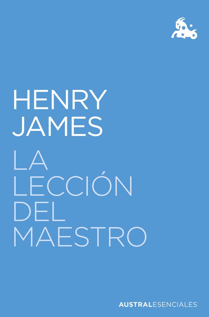 LA LECCION DEL MAESTRO, de HENRY JAMES | portada del libro