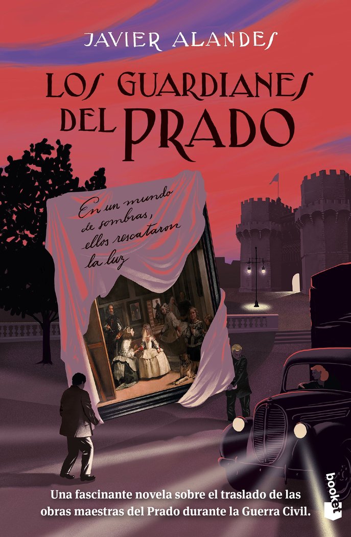 LOS GUARDIANES DEL PRADO, de JAVIER ALANDES | portada del libro