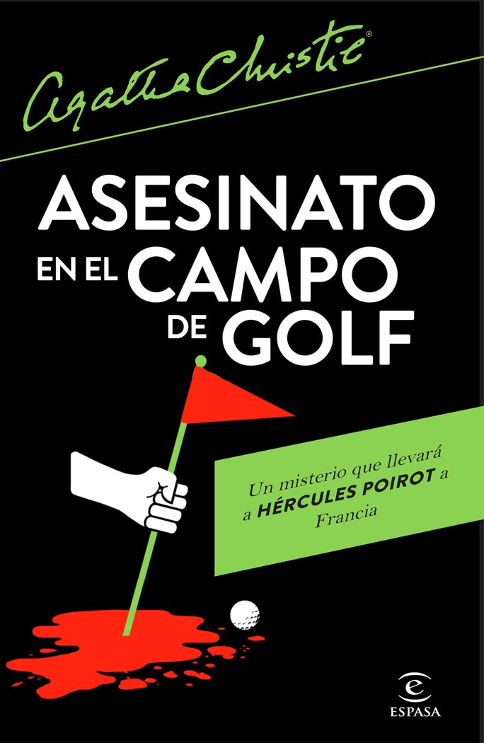 ASESINATO EN EL CAMPO DE GOLF, de AGATHA CHRISTIE | portada del libro